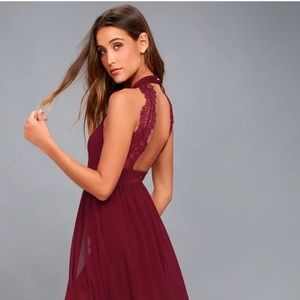 Burgundy Maxi Dress